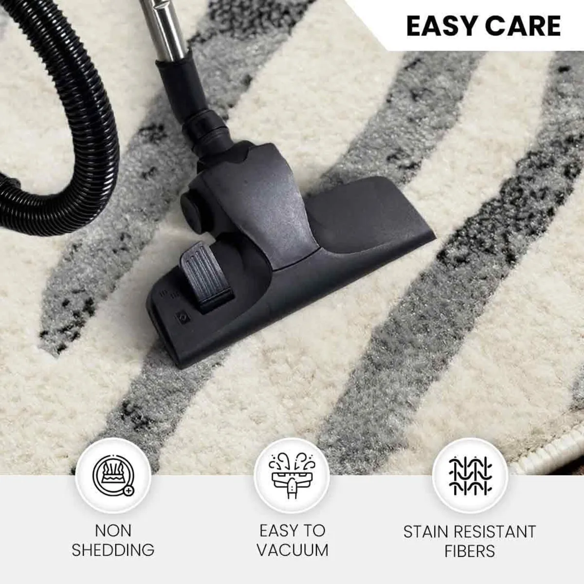 Luanda Geometric Rug - Scandi Area Rugs Living - Image 2