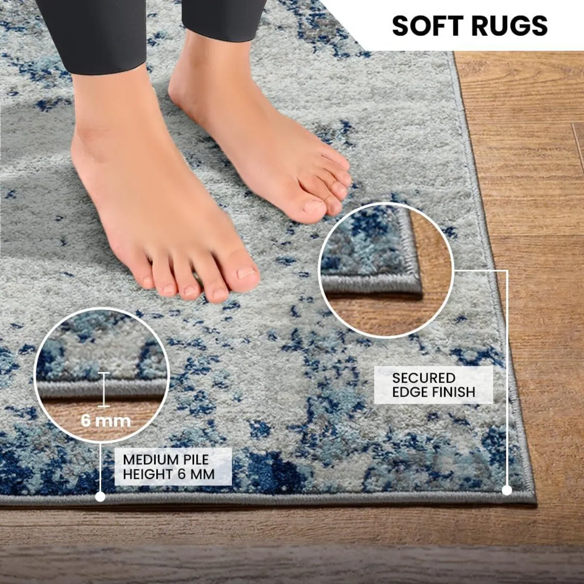 Moroni Abstract Rug - Area Rugs Living Room - Image 4