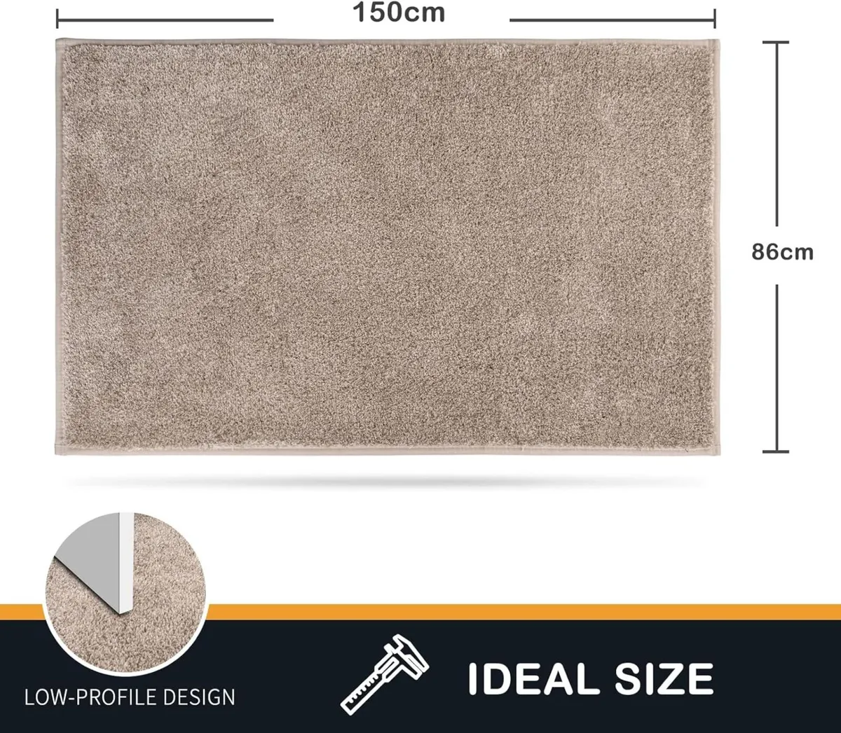 Dirt Trapping Door Mat 86 x 150 cm Non-Slip - Image 2