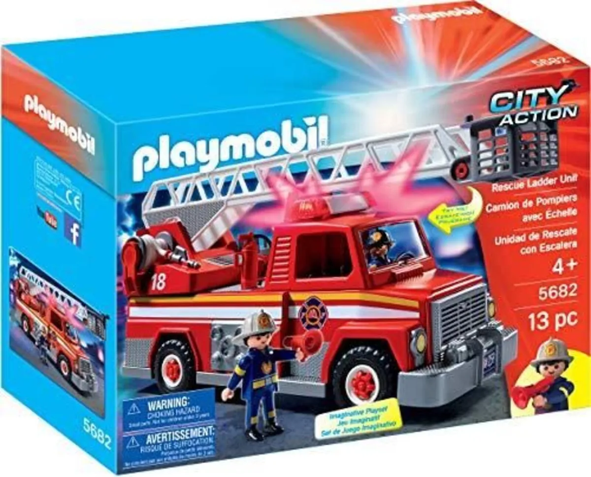 New: Playmobil Rescue Ladder Unit 5682