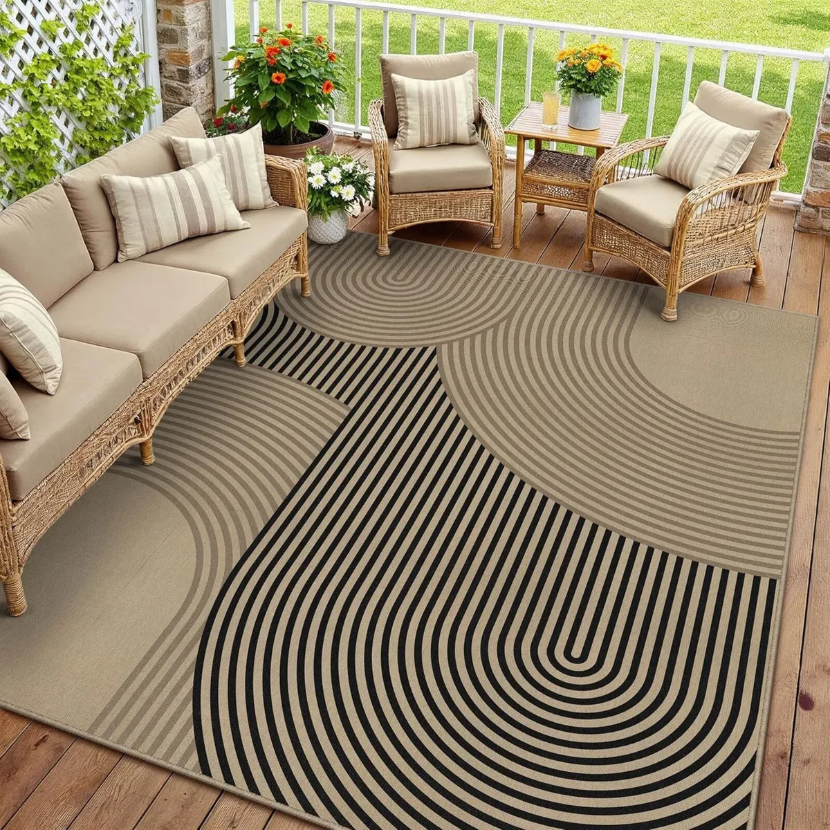 Outdoor Rug 200x300cm Rugs Living Room Garden - Image 1