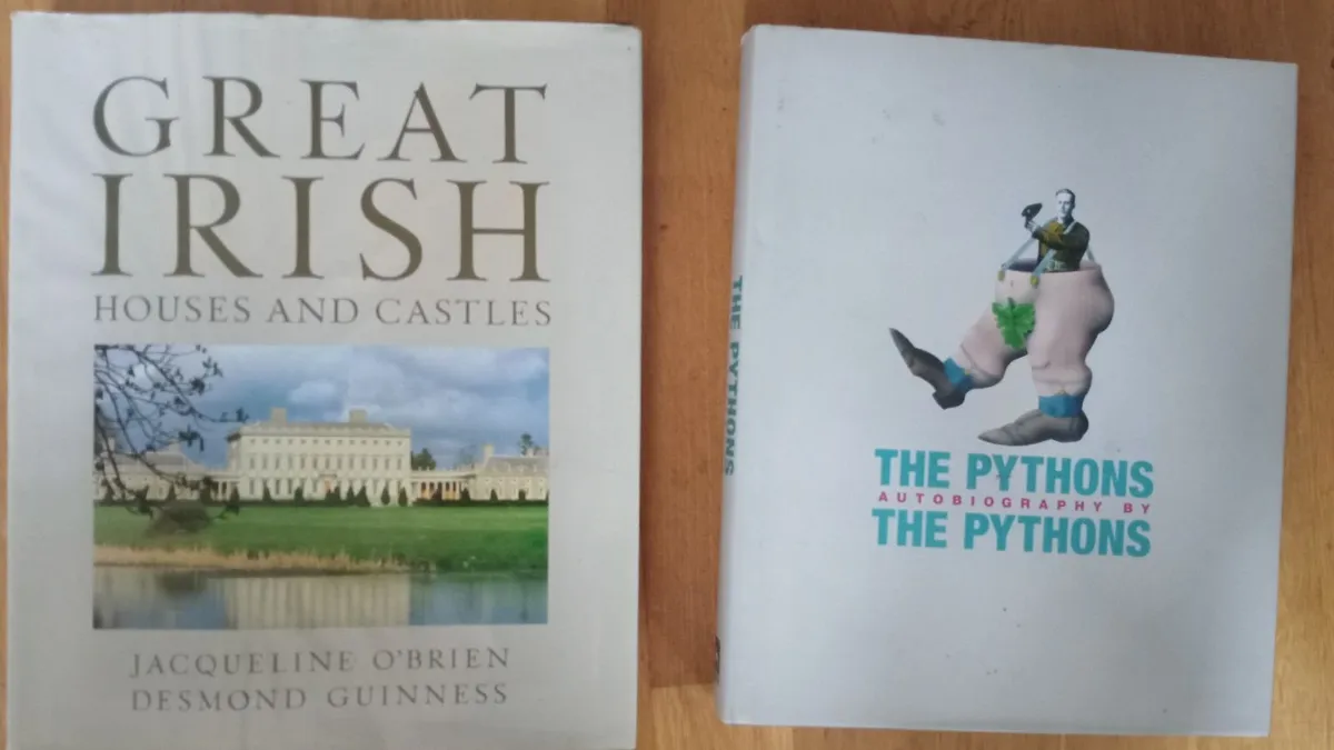 Monty Python & Great Irish Houses Books - Image 1