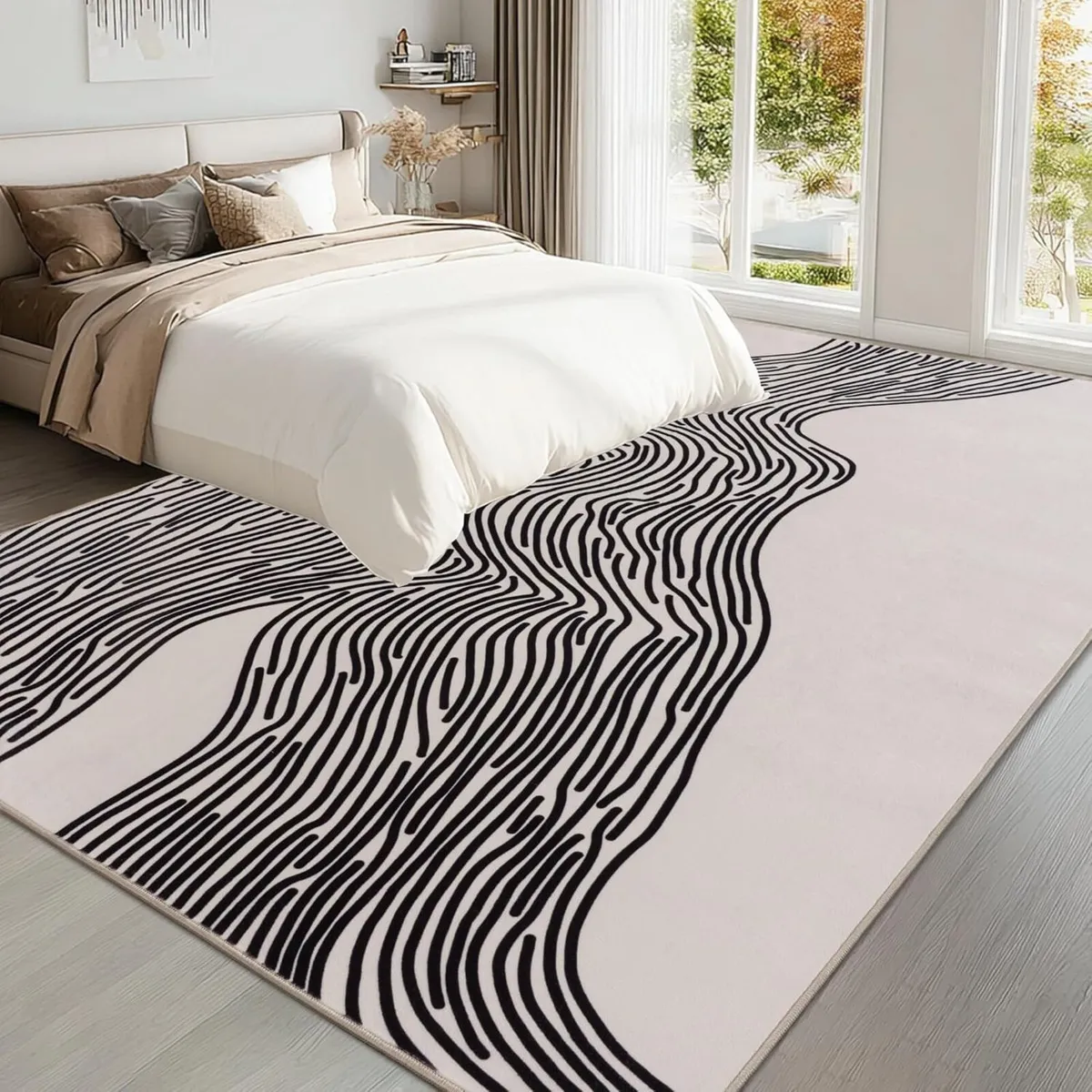 Moderne Abstract Linien Rugs for Living Room - Image 3