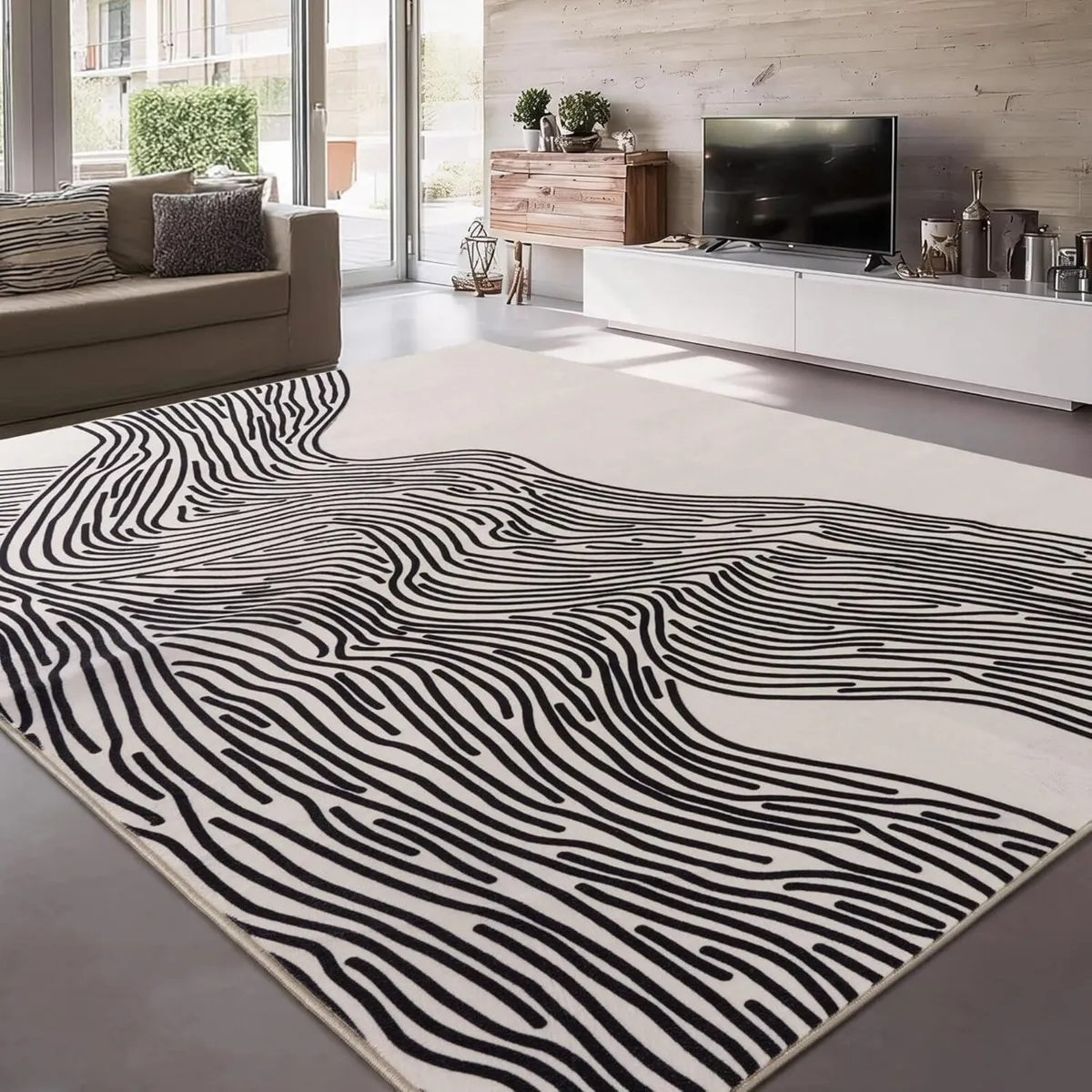 Moderne Abstract Linien Rugs for Living Room - Image 4