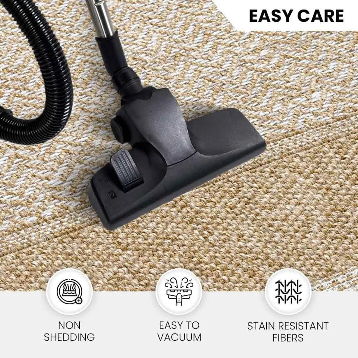 Perth Indoor Outdoor Rug - Large Boho Rugs for - Image 2