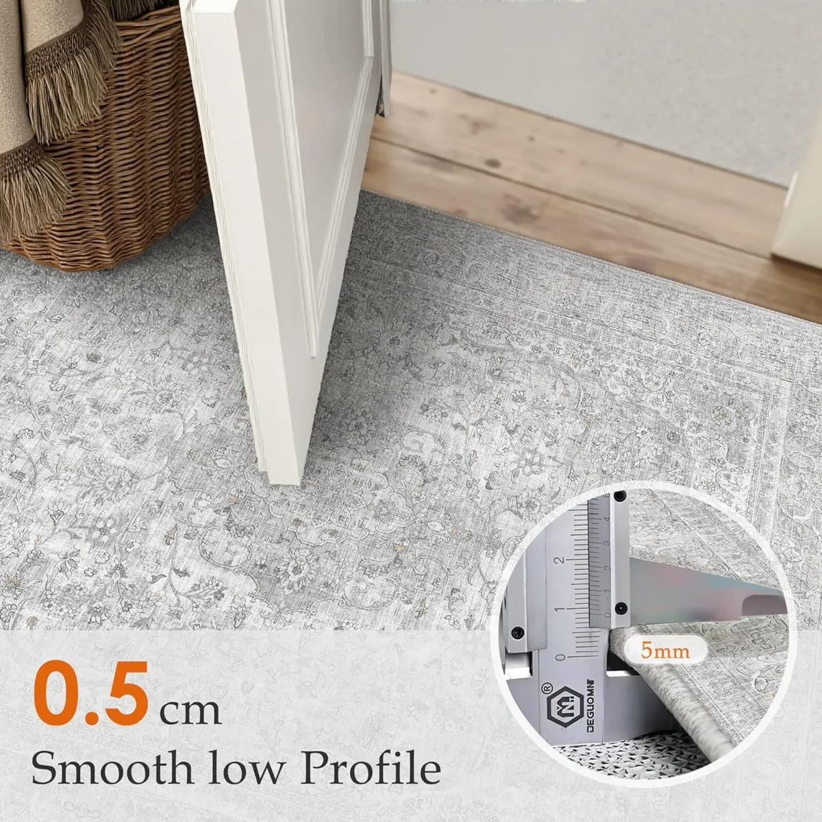 Vintage Living Room Area Rug 200x300cm Machine - Image 3