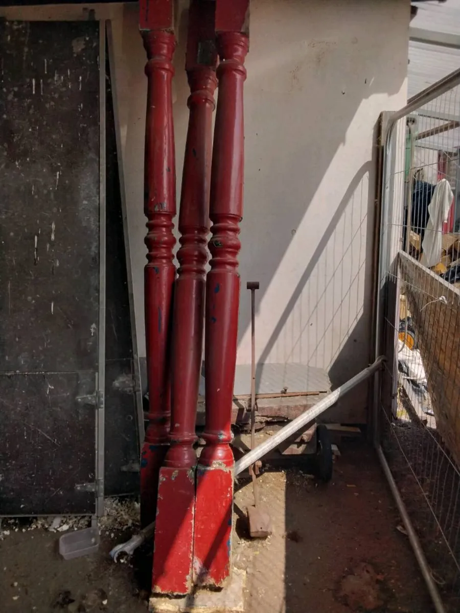 Old pitch pine beads - Image 2