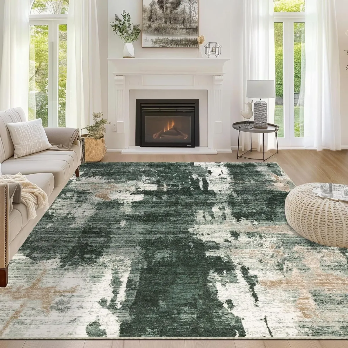 160x230cm Large Modern Abstract Rugs Living Room - Image 1