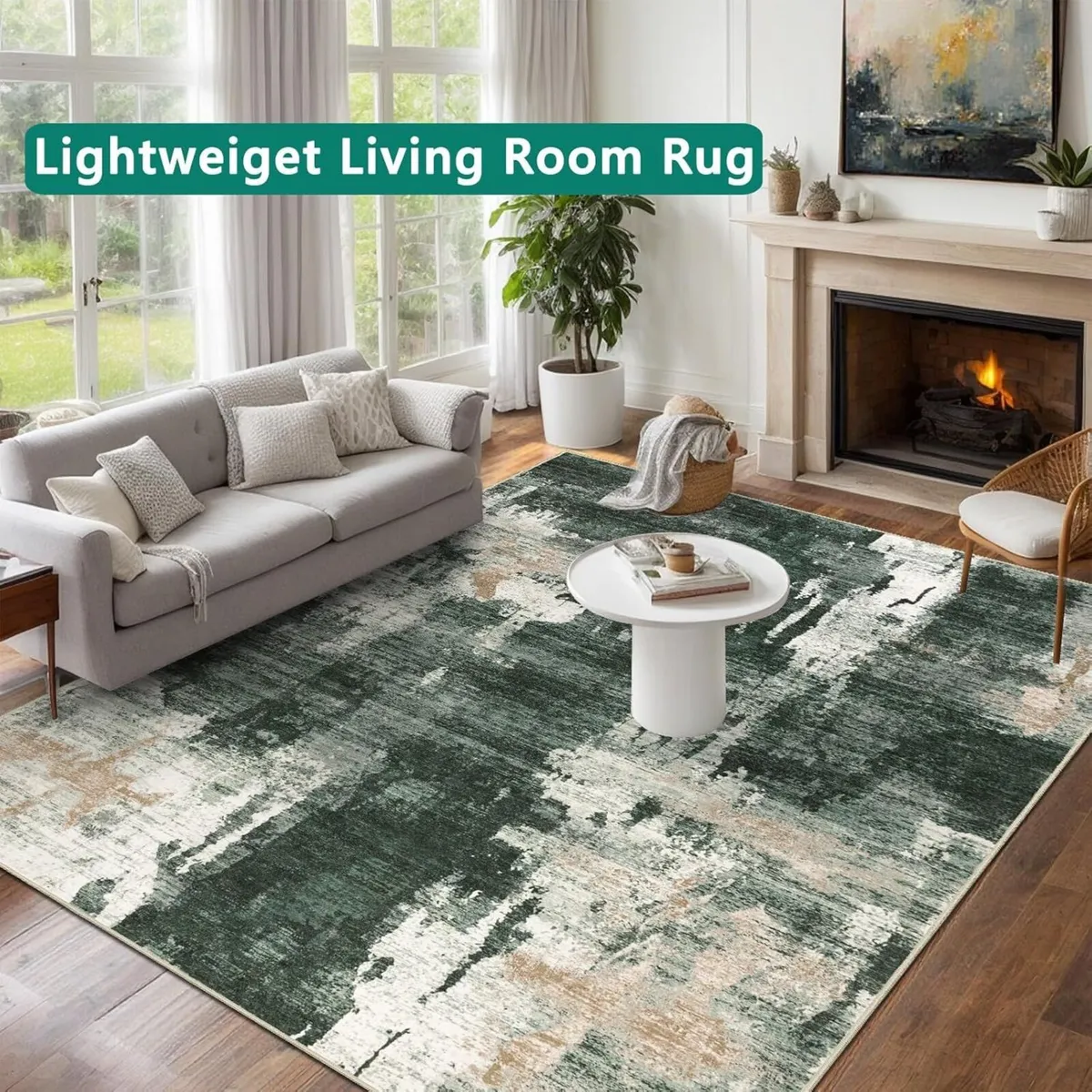 160x230cm Large Modern Abstract Rugs Living Room - Image 3