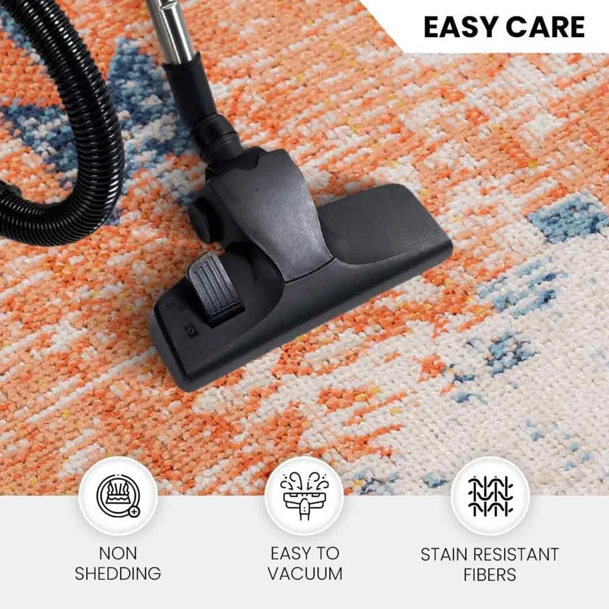 Lusaka Indoor Outdoor Rug - Boho Runner Rugs for - Image 2