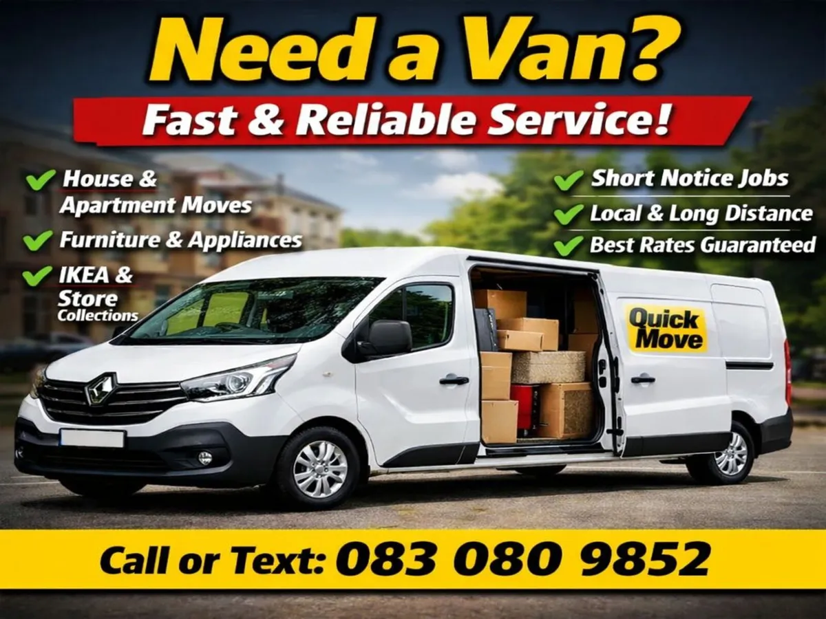 🚐Man with a Van–Cork | Fast,Reliable & Affordable