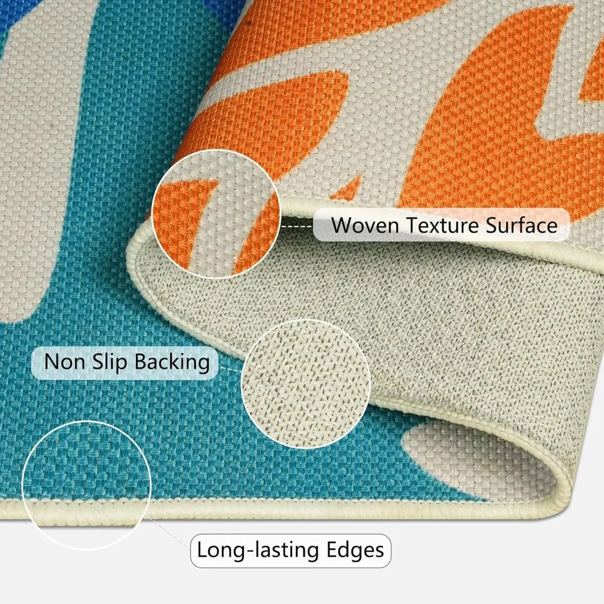 Outdoor Rug 160x230cm Jute Rugs Living Room - Image 3