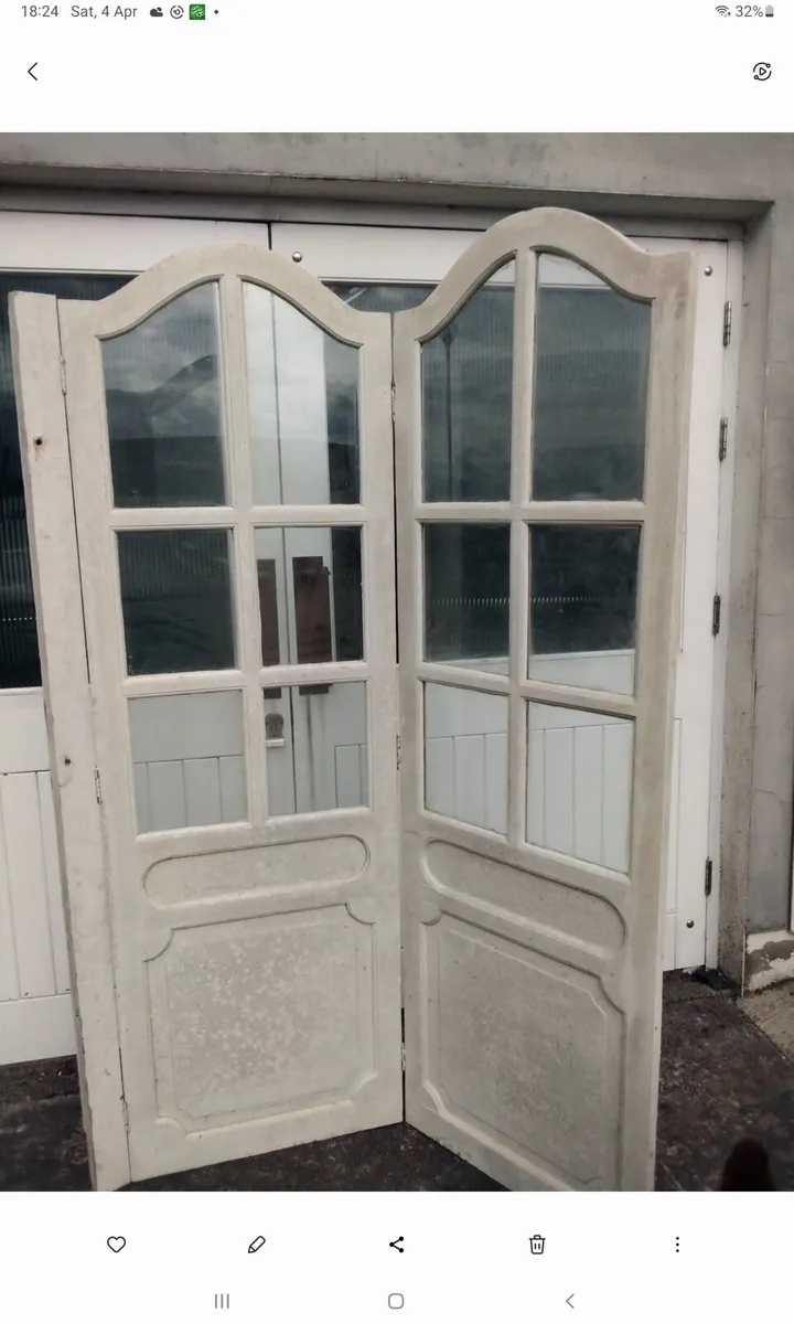 Old door screens - Image 1