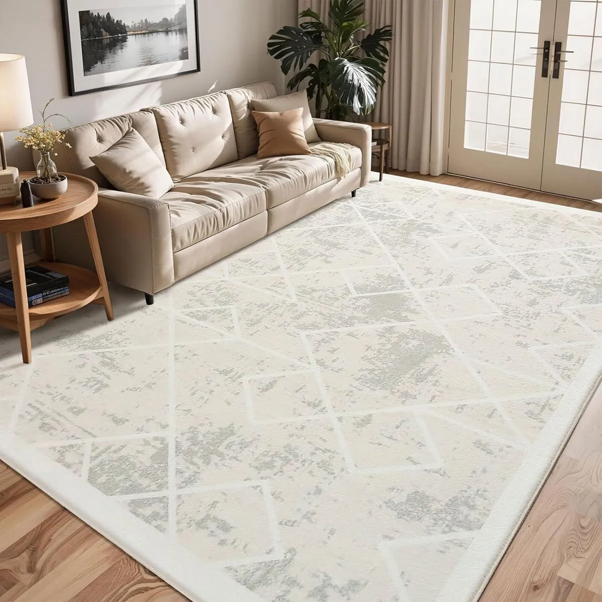 Rugs Living Room Bedroom Rug Modern Short Pile - Image 1