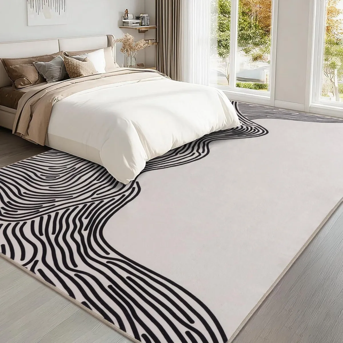 Moderne Abstract Linien Rugs for Living Room - Image 3