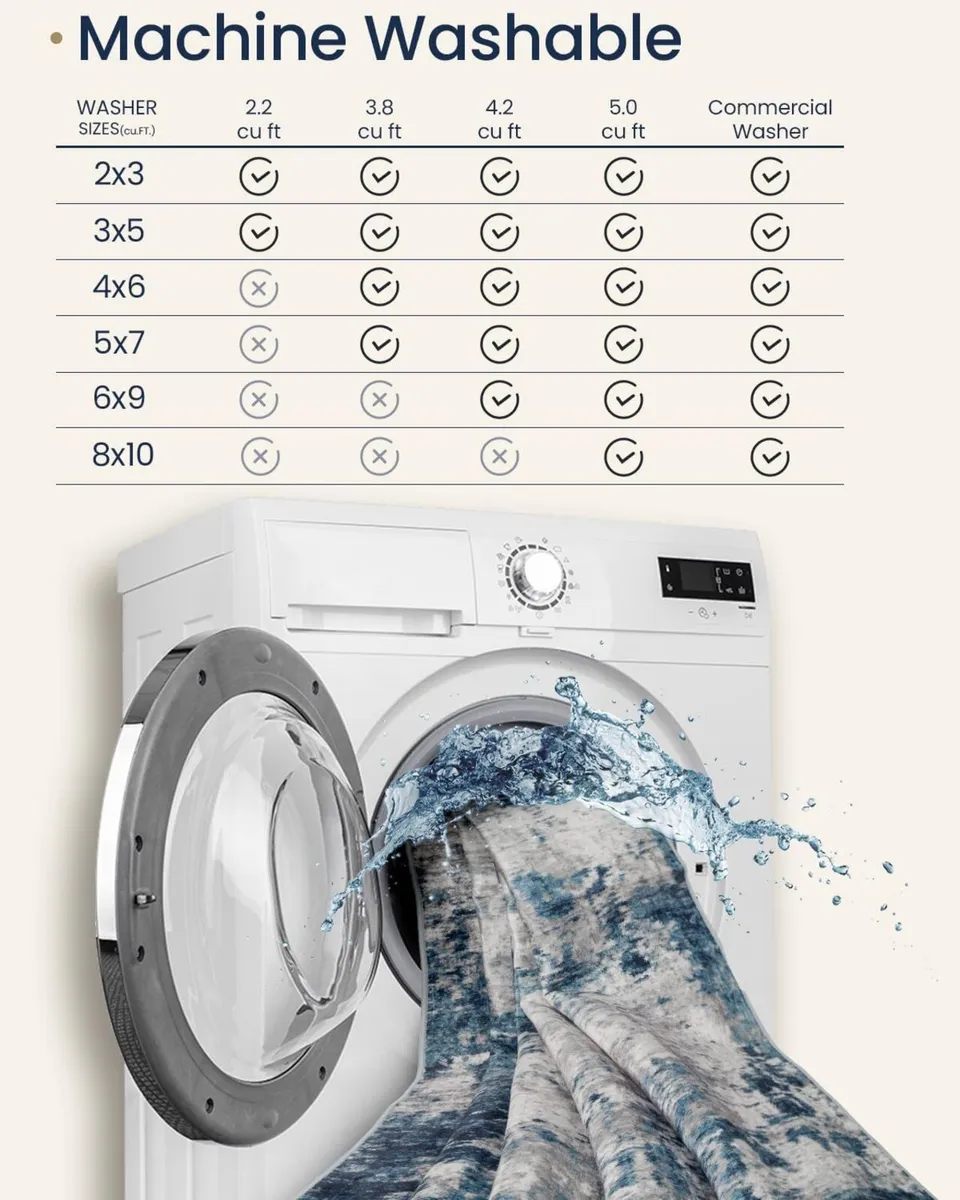 Modern Abstract Rugs Living Room 150x210 cm - Image 4