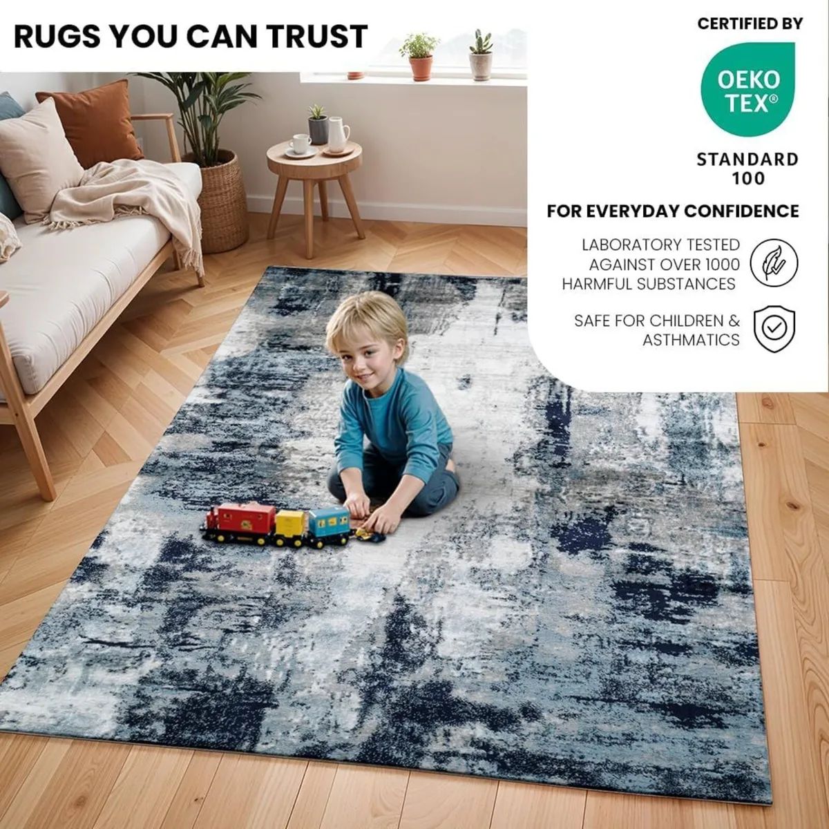 Helsinki Abstract - Area s Living Room 140x200 cm - Image 3