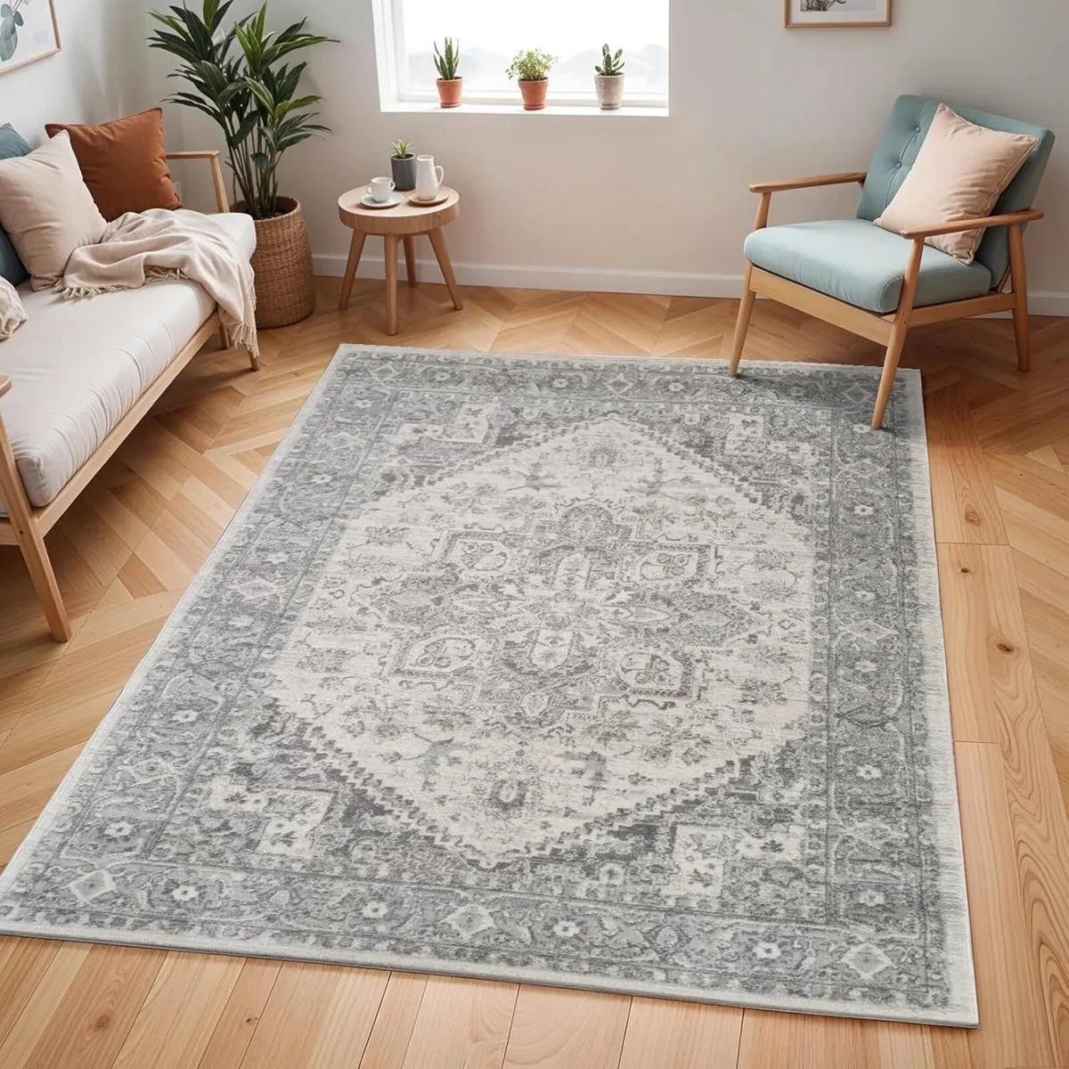 Khartoum Vintage Rug - Area Rugs for Living Room - Image 1