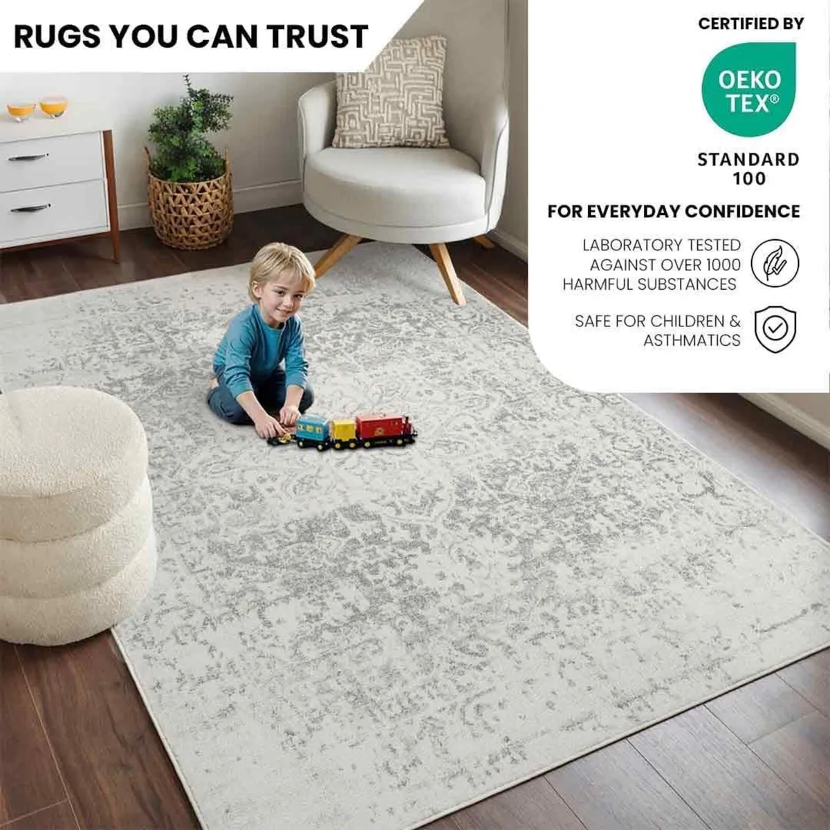 Syracusa Vintage – Area Carpet 160x220 cm for - Image 3