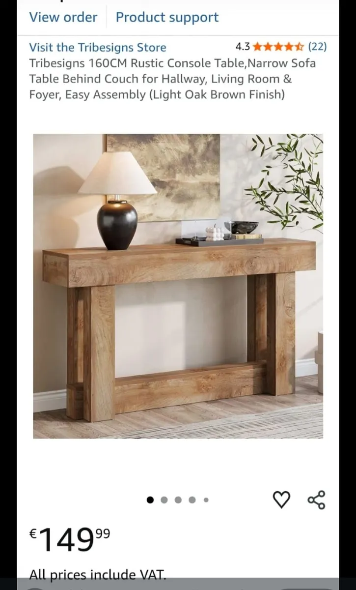 Rustic Console Table