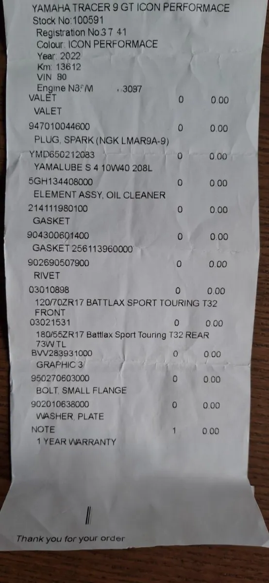 YAMAHA Tracer 9GT 2022 - 9 mth dealer warranty - Image 4