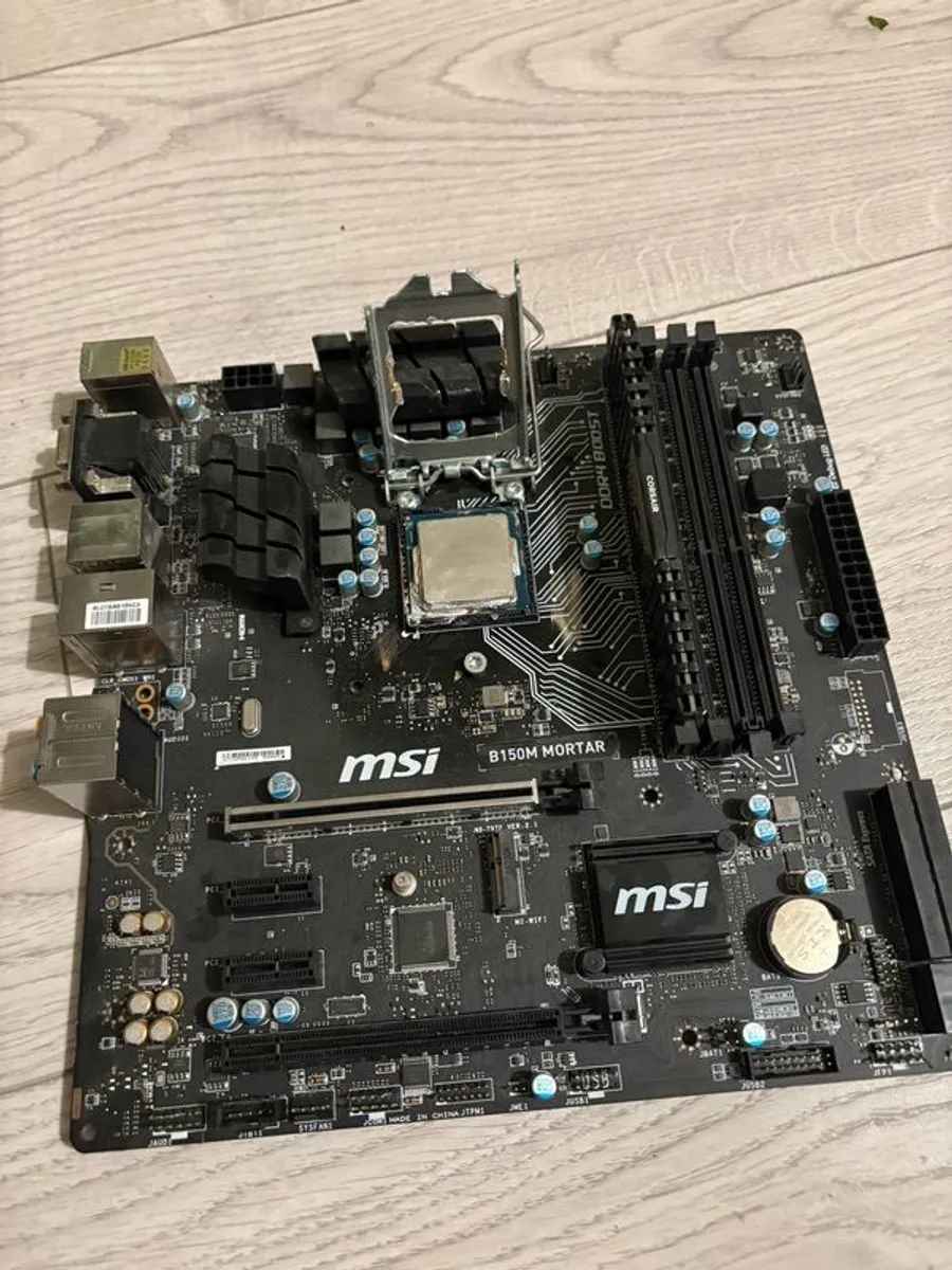 MSI B150M Mortar + Intel i5-6400 CPU (Fully Working) - Image 1