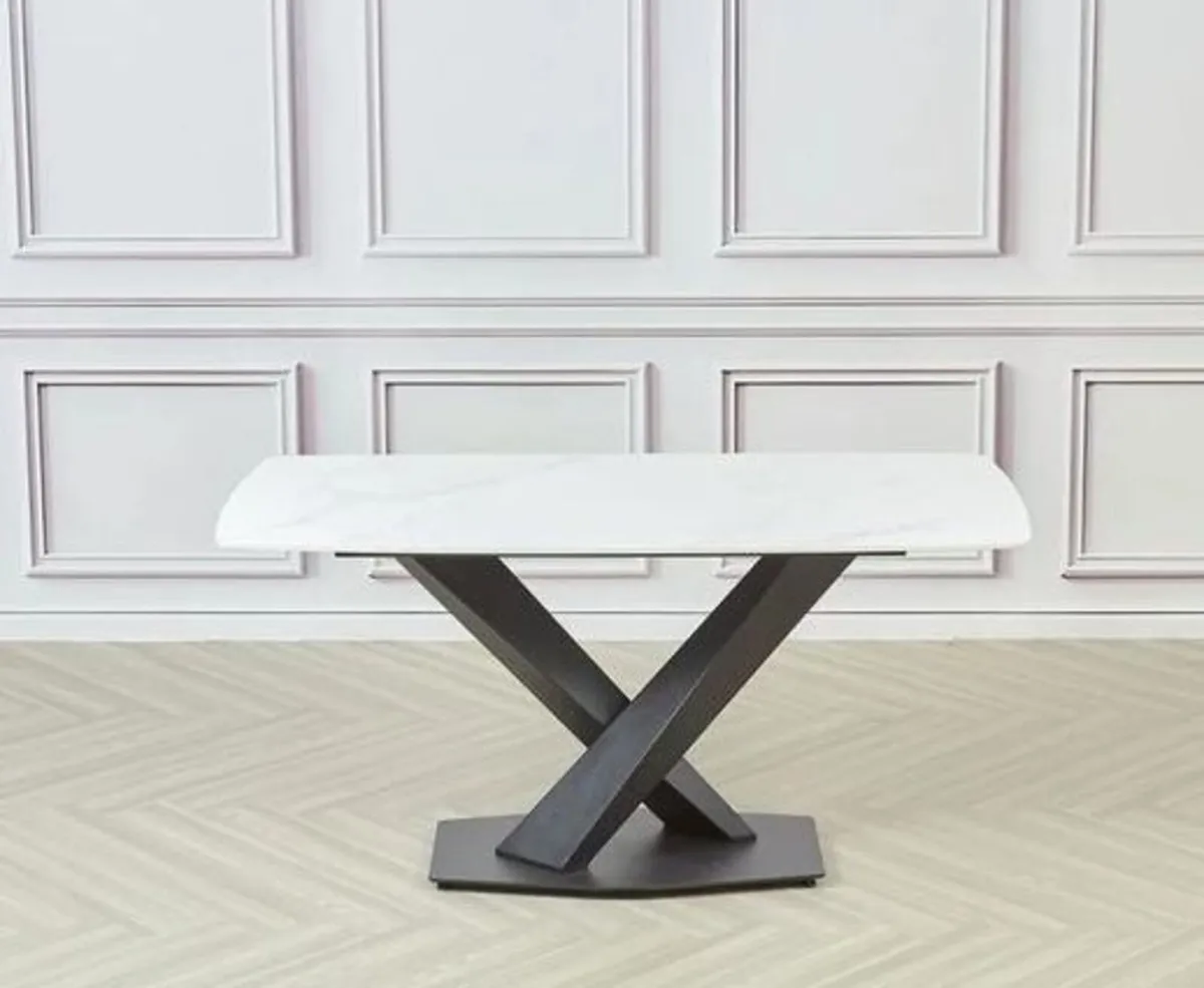 Whitewell Stone Dining Table - Image 4