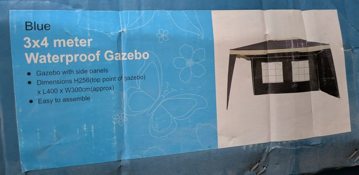 2 x Waterproof Gazebo (3m x 4m per Gazebo) - Image 2