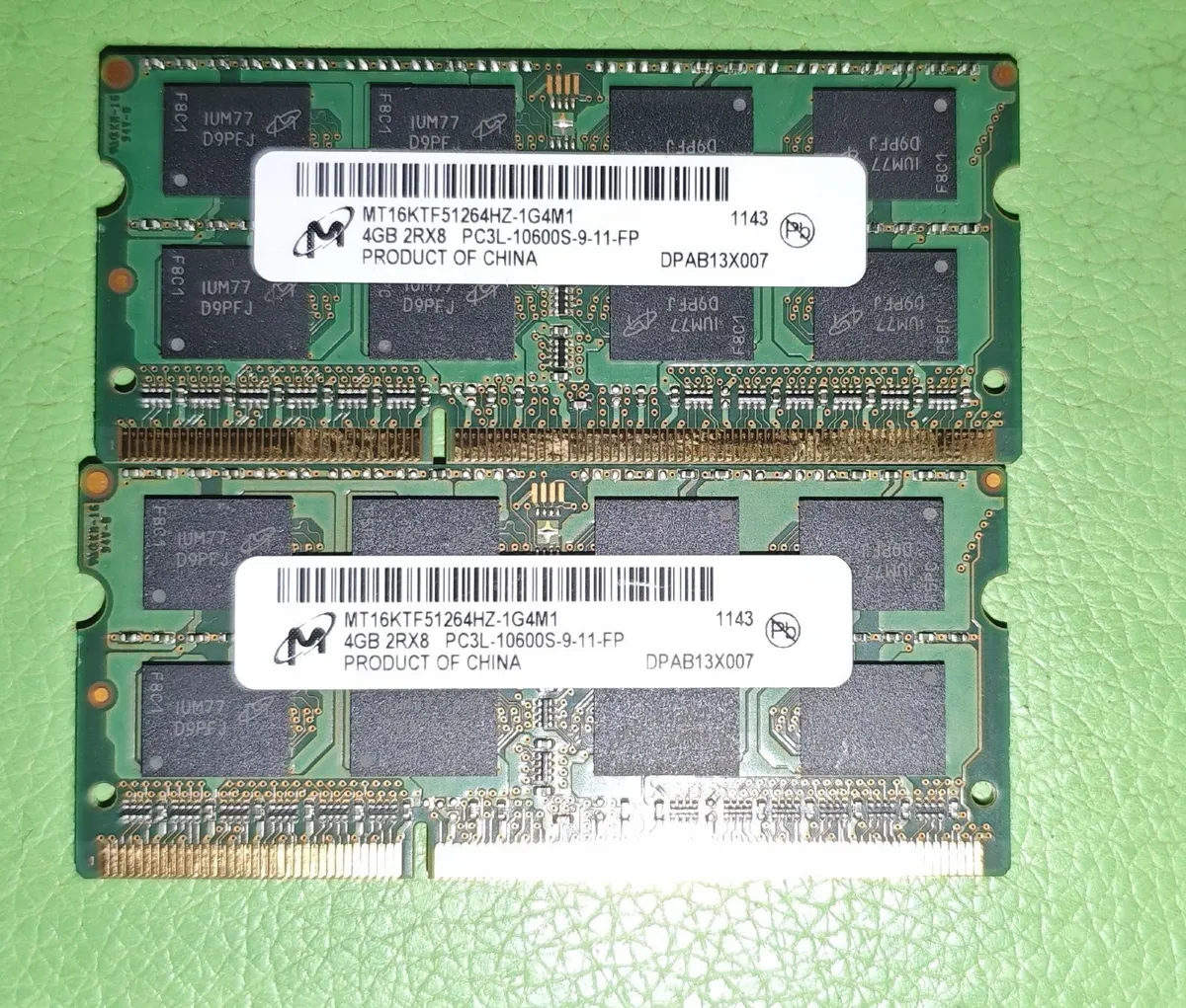Micron DDR3 8gb (4gbx2) Memory Laptop Notebook Ram