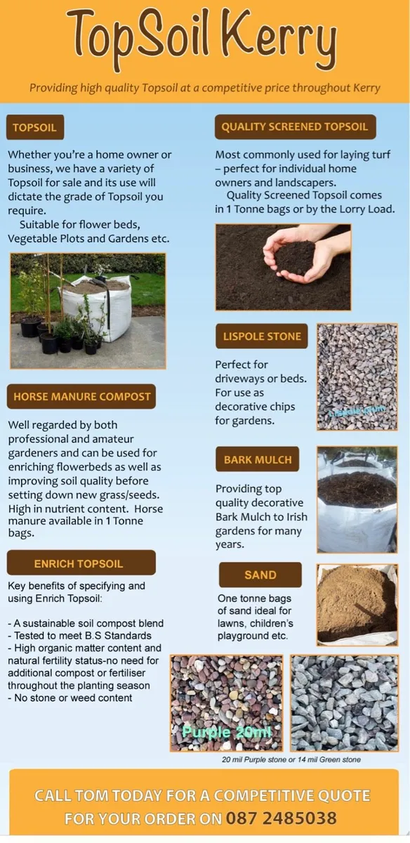 Quality screened topsoil
