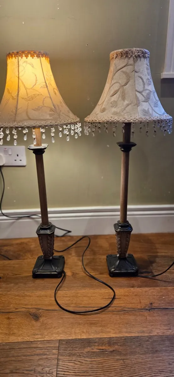 Vintage style table lamps - Image 1