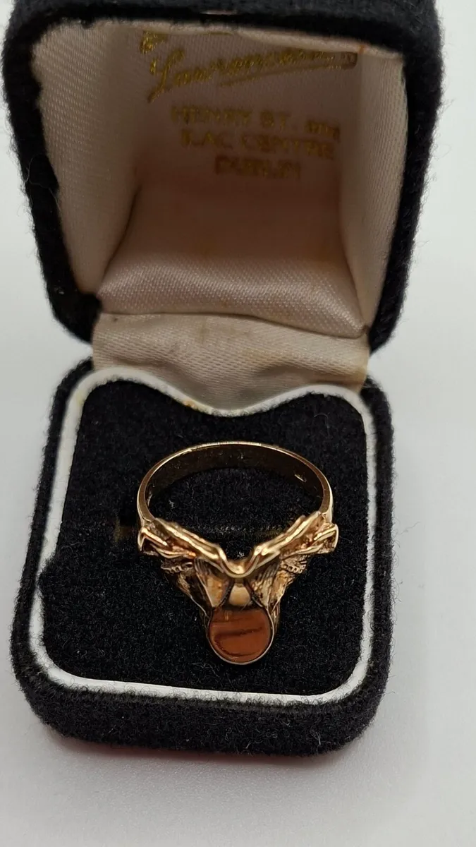 Vintage 9ct saddle ring - Image 3