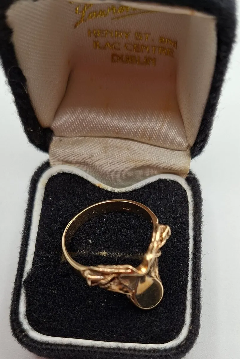 Vintage 9ct saddle ring - Image 4