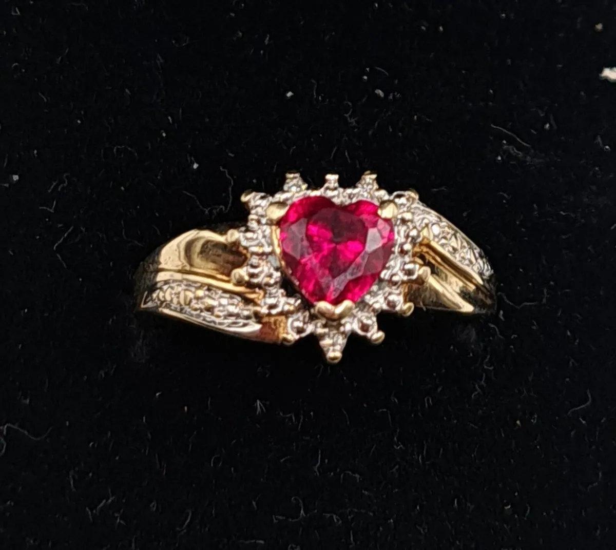 Vintage 9ct yellow gold ring - Image 2