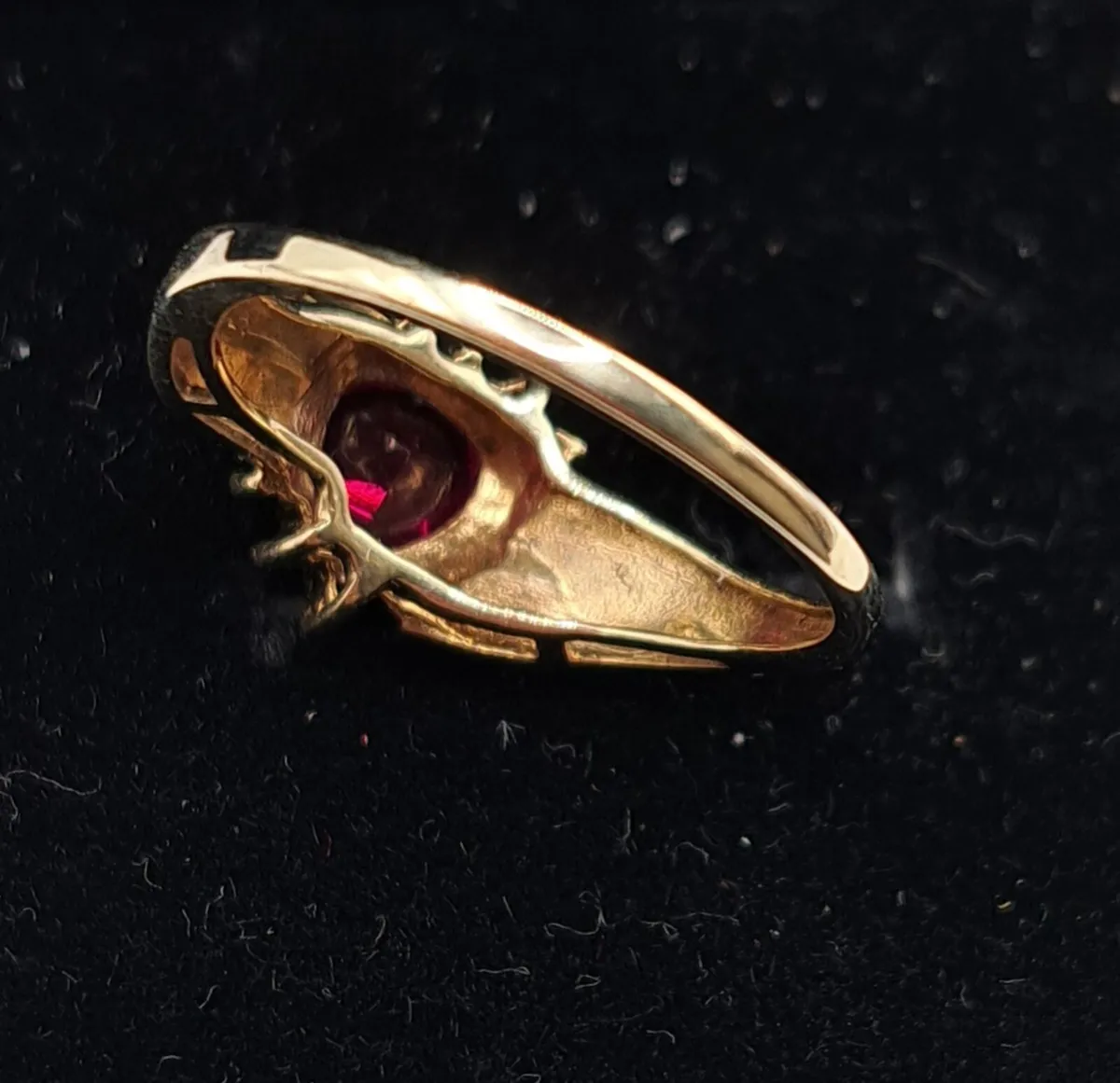 Vintage 9ct yellow gold ring - Image 3
