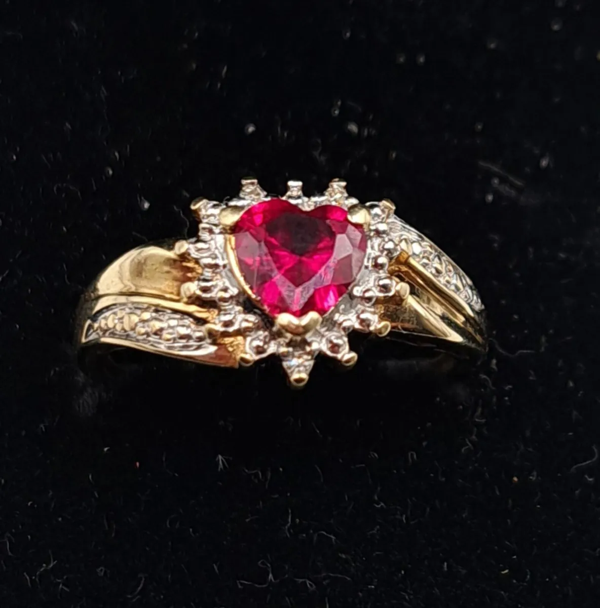 Vintage 9ct yellow gold ring - Image 4