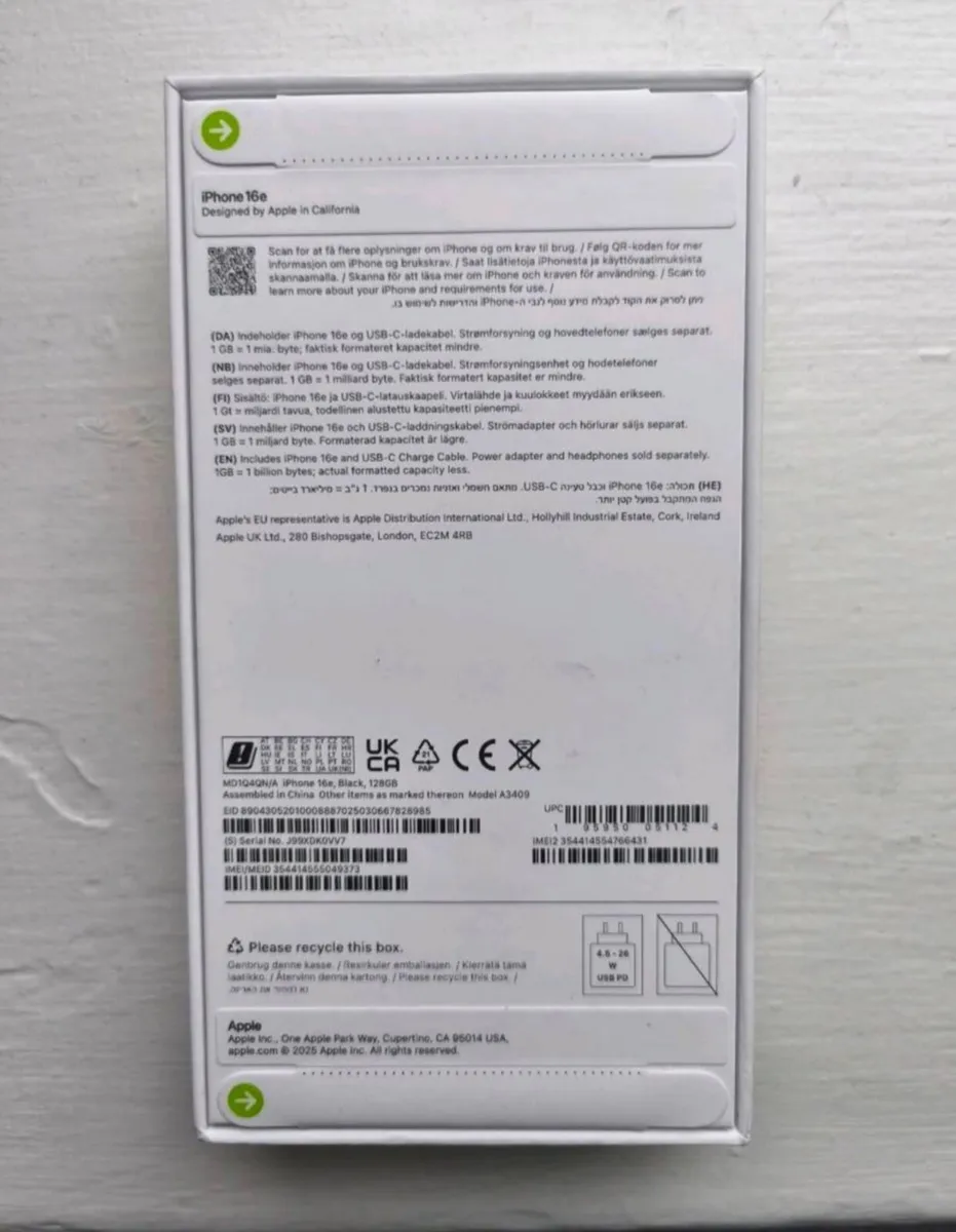 iPhone 16e 128g black - Image 2