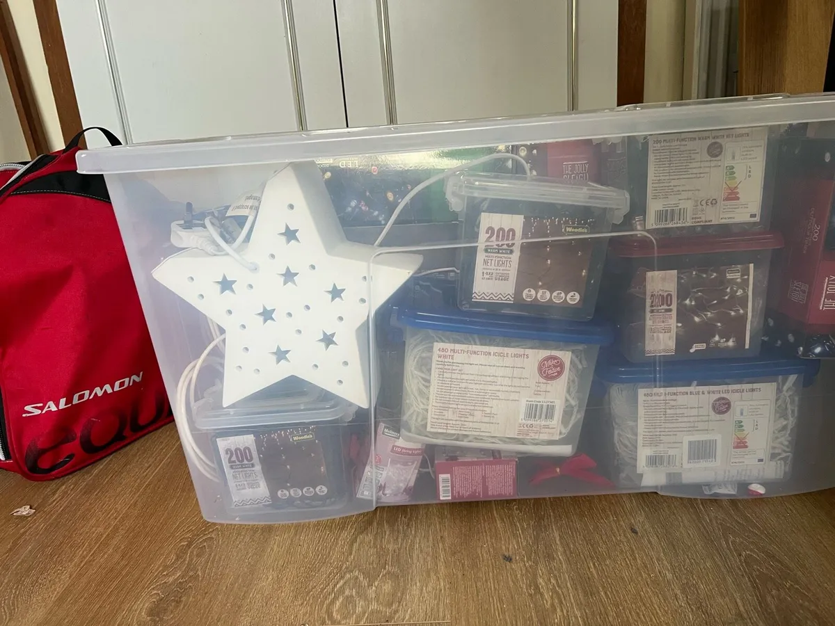 Christmas Tree, lights and decorations - Image 3