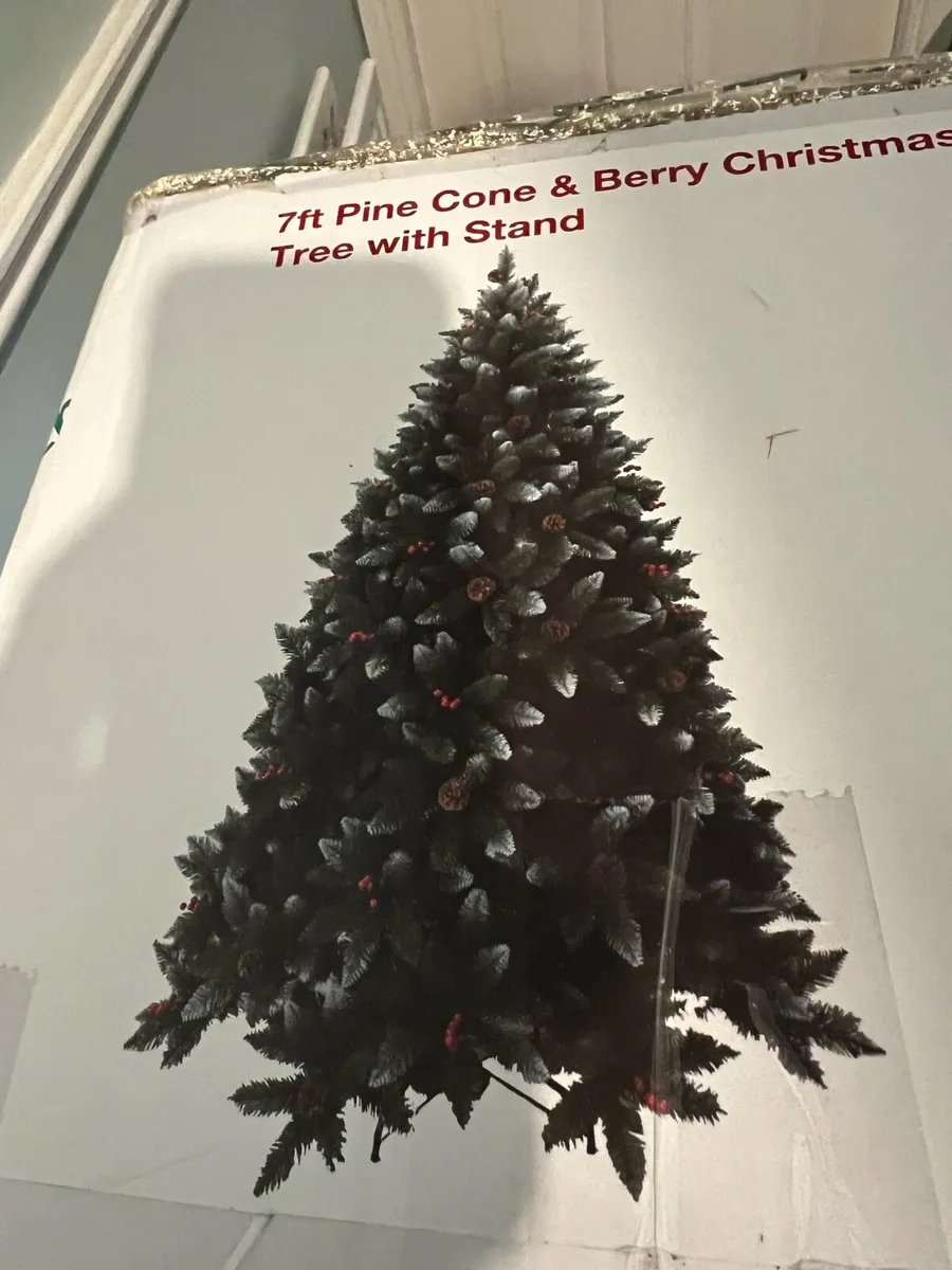 Christmas Tree, lights and decorations - Image 1