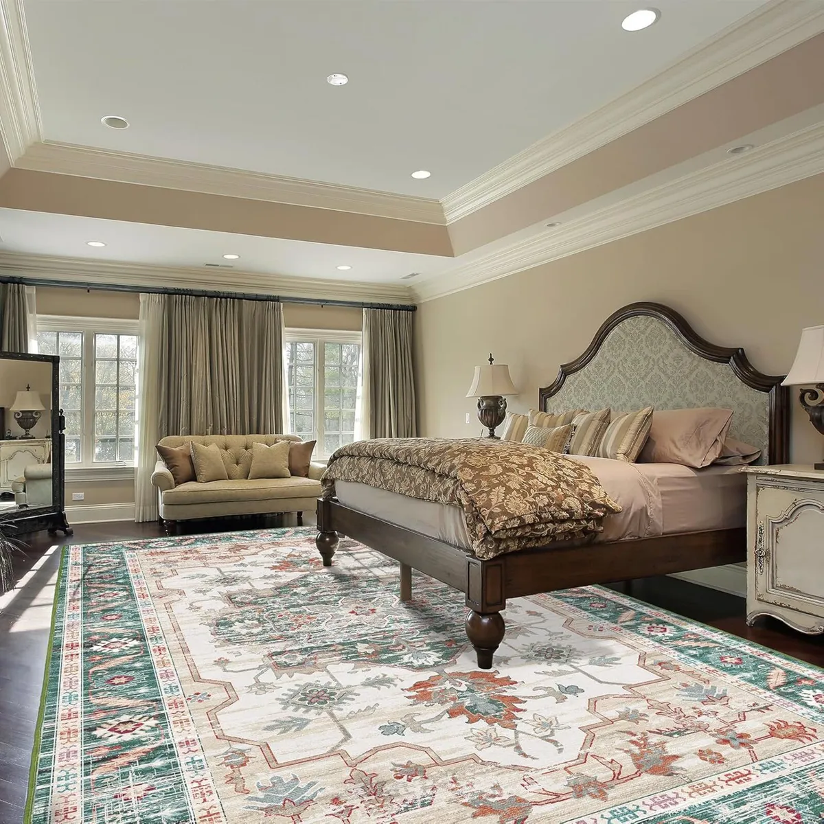 Traditional Area Rugs for Living Room - Extra - Image 1