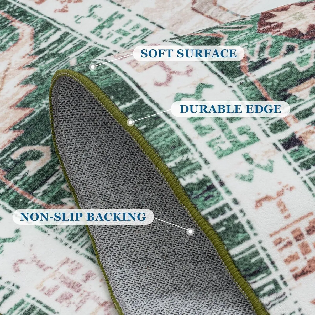 Traditional Area Rugs for Living Room - Extra - Image 3