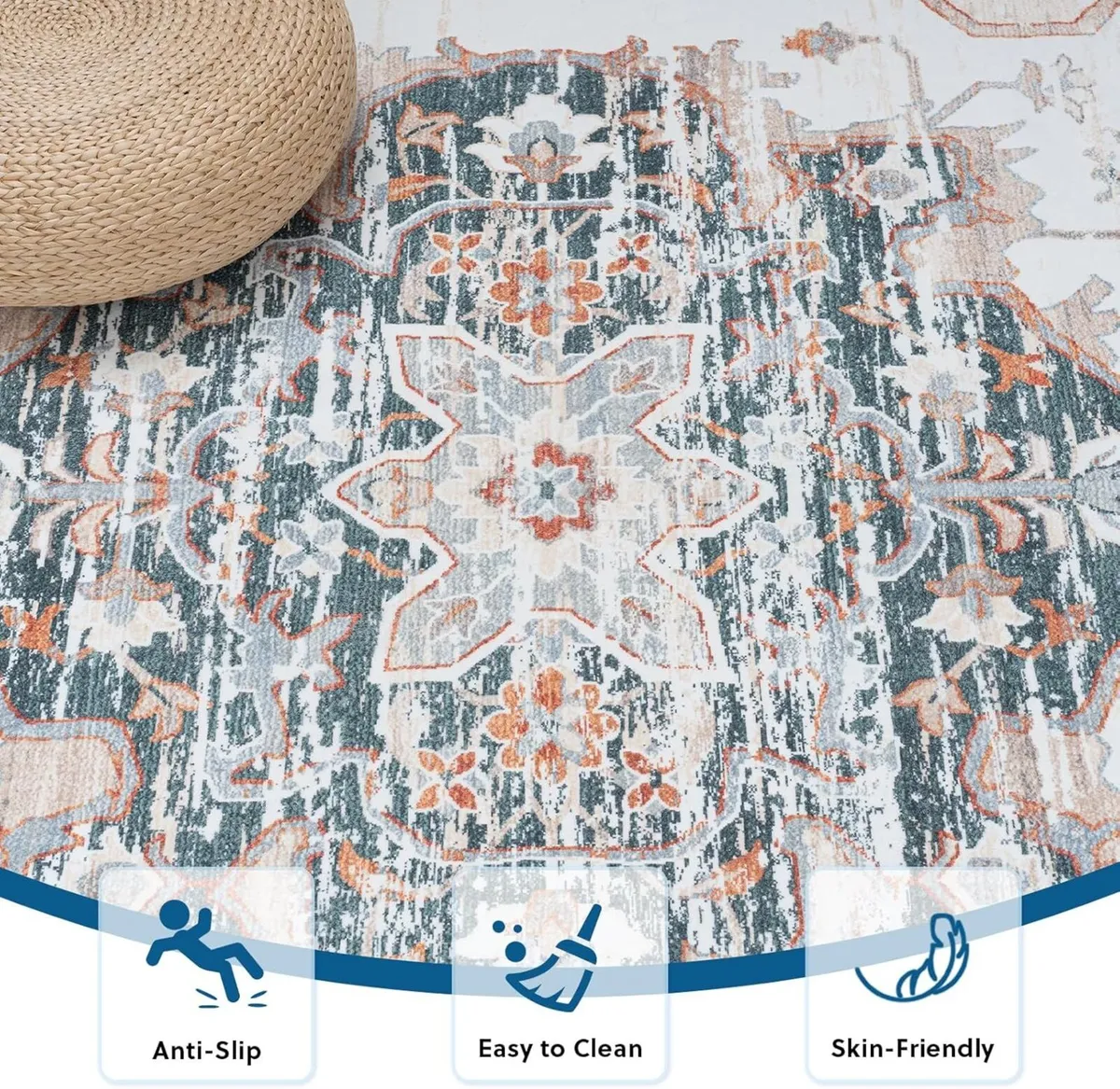 Traditional Area Rugs for Living Room - Extra - Image 4