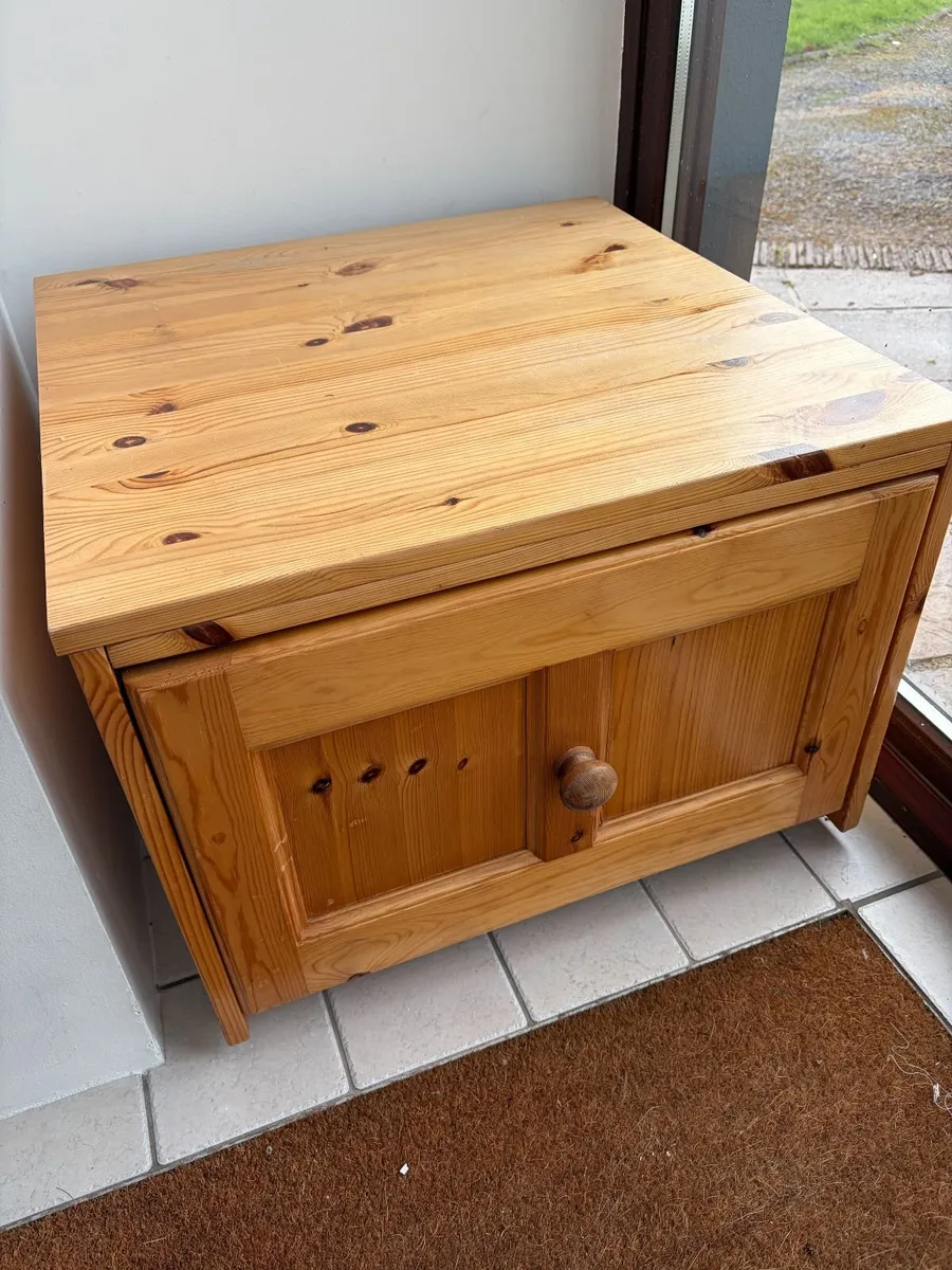 Pine Filing Cabinet / Storage Box - Image 1