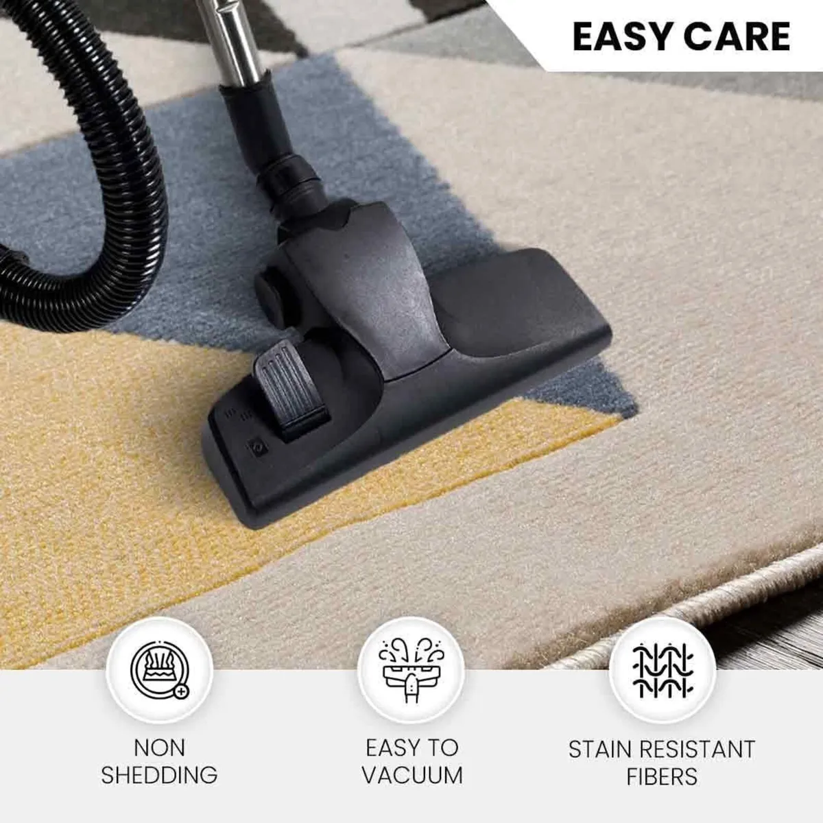 Marietta Geometric Rug - Scandi Area Rugs Living - Image 2