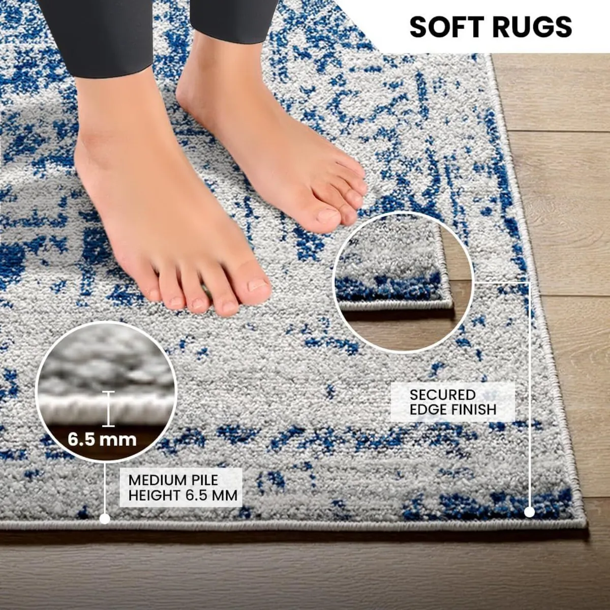 Syracusa Vintage – Area Carpet 140x200 cm for - Image 4