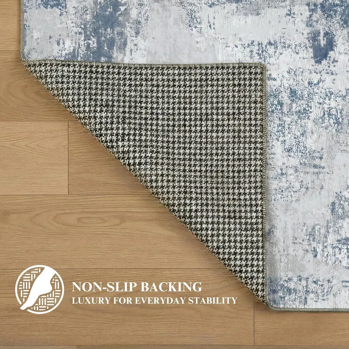 Machine Washable Rug 120x170cm Non-Slip Backing - Image 4