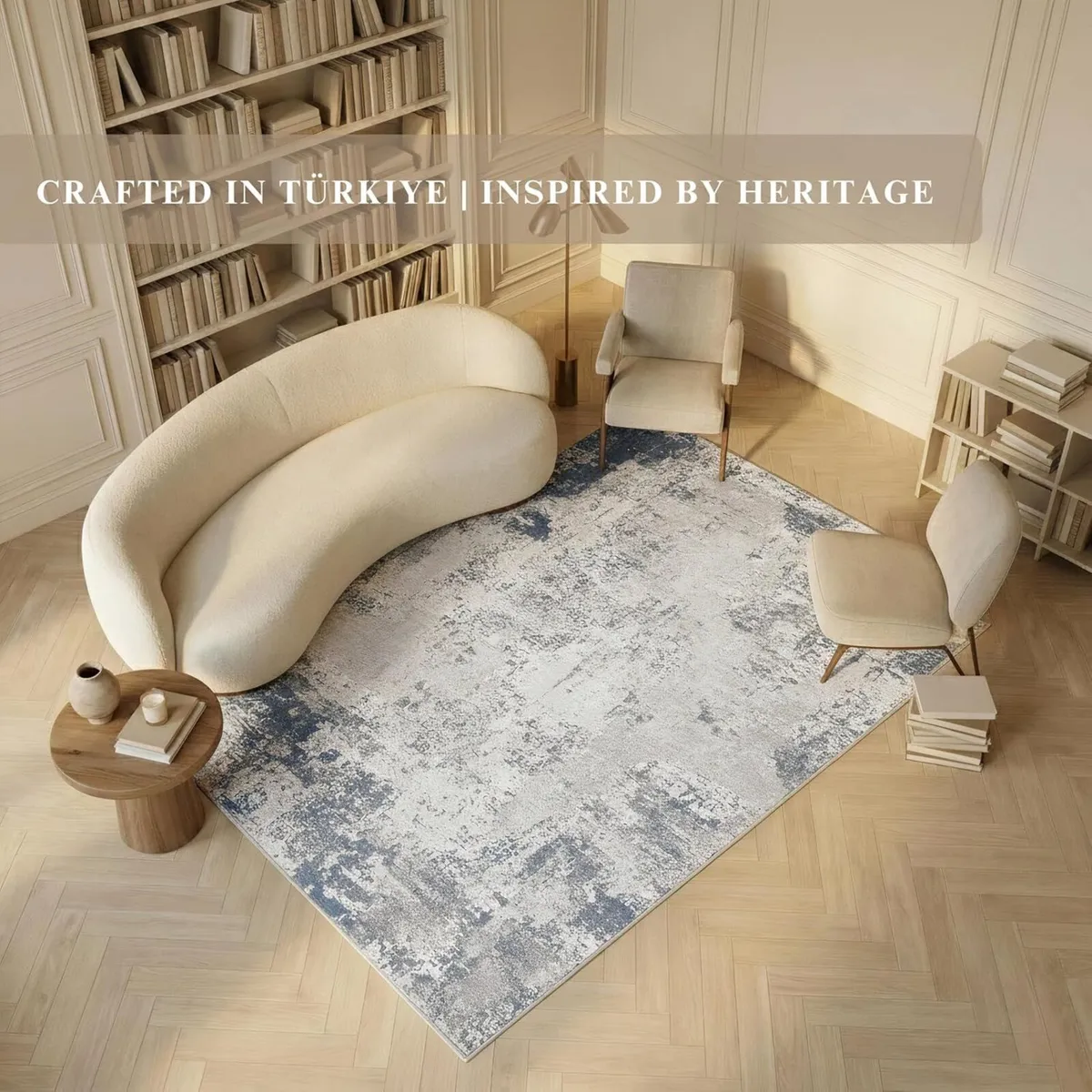 Machine Washable Rug 120x170cm Non-Slip Backing - Image 2