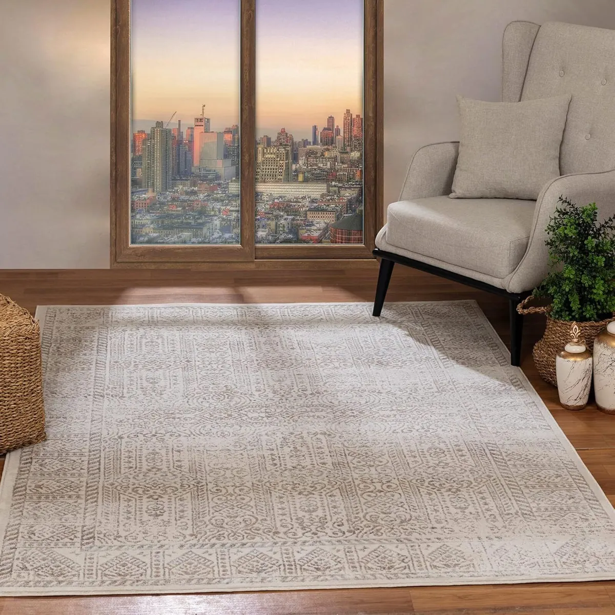 Evora Vintage Rug - Area Rugs for Living Room - Image 1
