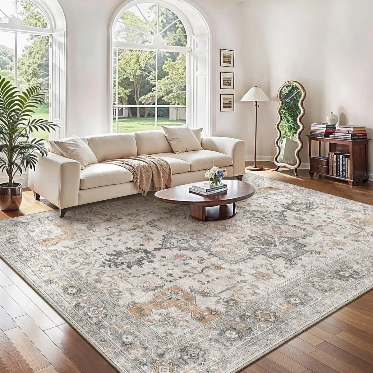 Large Washable Rugs for Living Room 200x290cm - Image 1