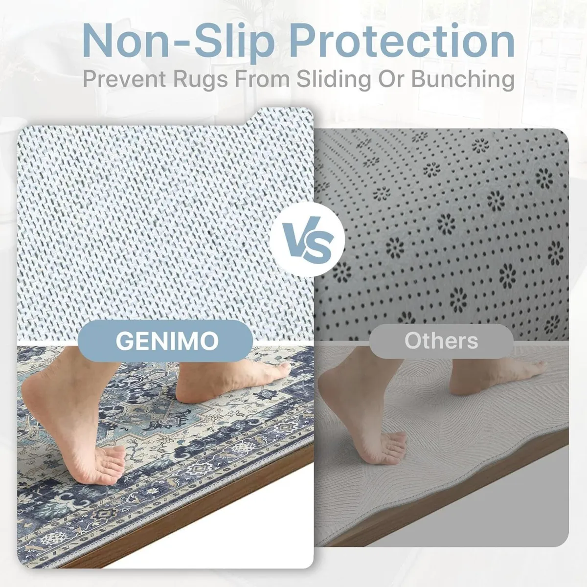 Machine Washable Rugs Living Room 160x230cm - Image 3